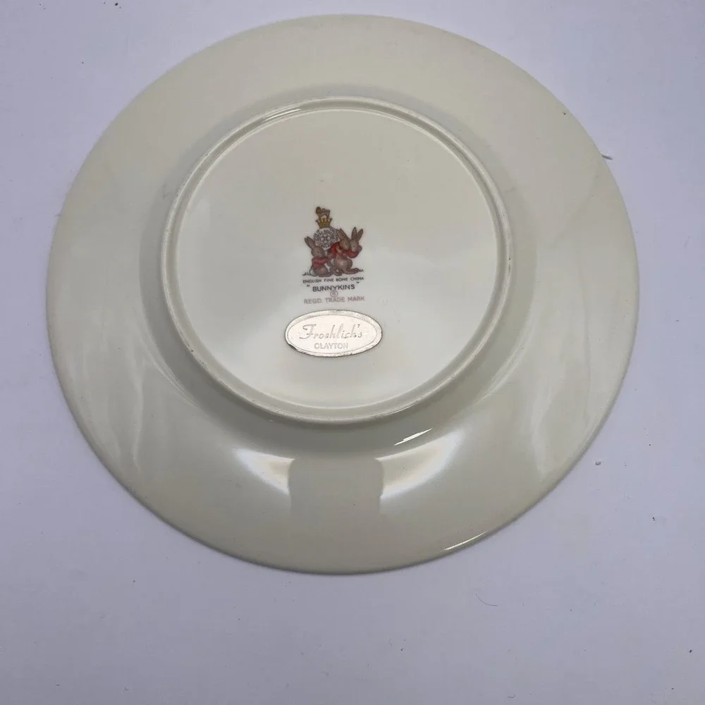 Royal Doulton Bunnykins 7 Pc‎ Lot Plates Cups Mug Coin Bank Vintage